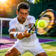 Portrait of professional tennis player Novak Djokovic